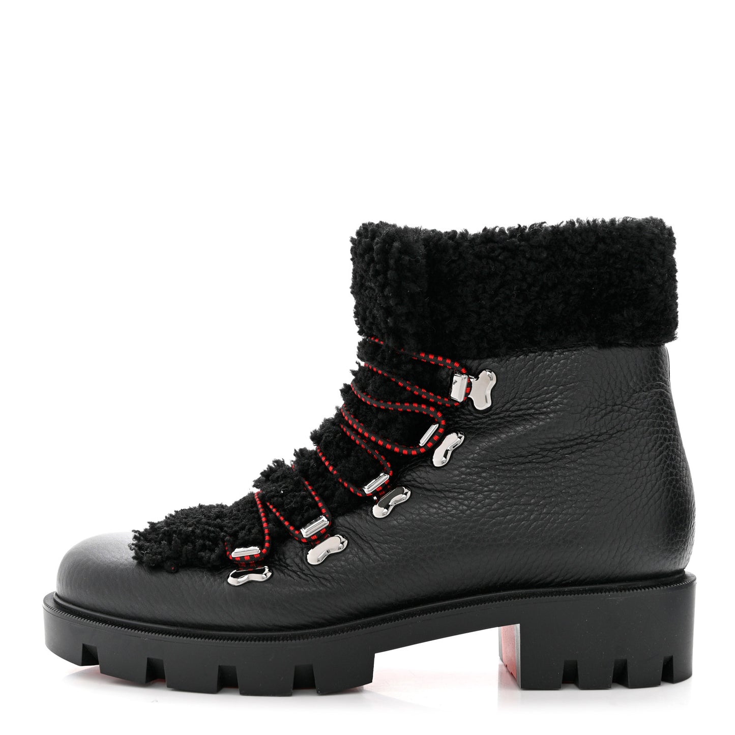 Calfskin Shearling Edelvizir Desert Boots 39 Black