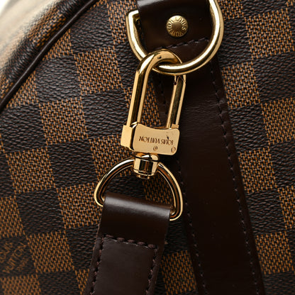 Louis Vuitton Damier Ebene Keepall Bandouliere 55 18 of 22