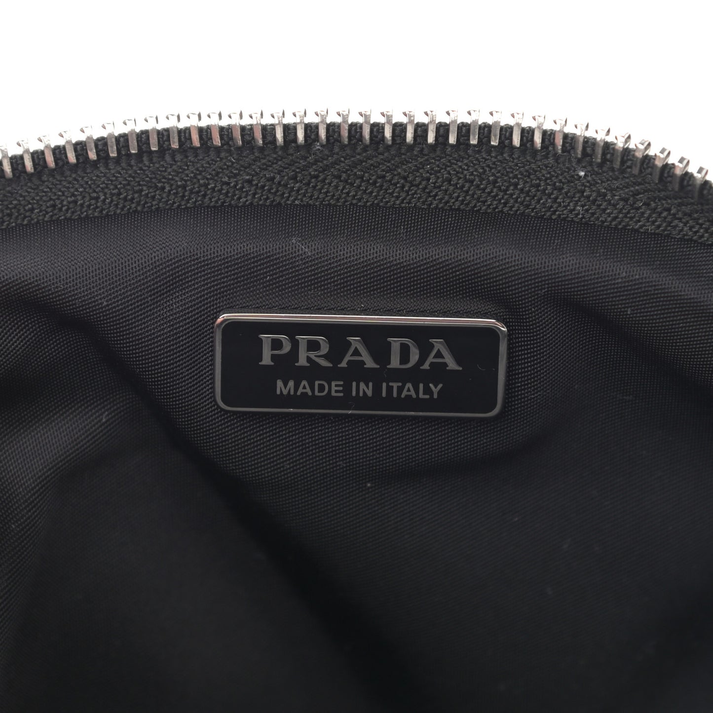 Nylon Saffiano Belt Bag Black