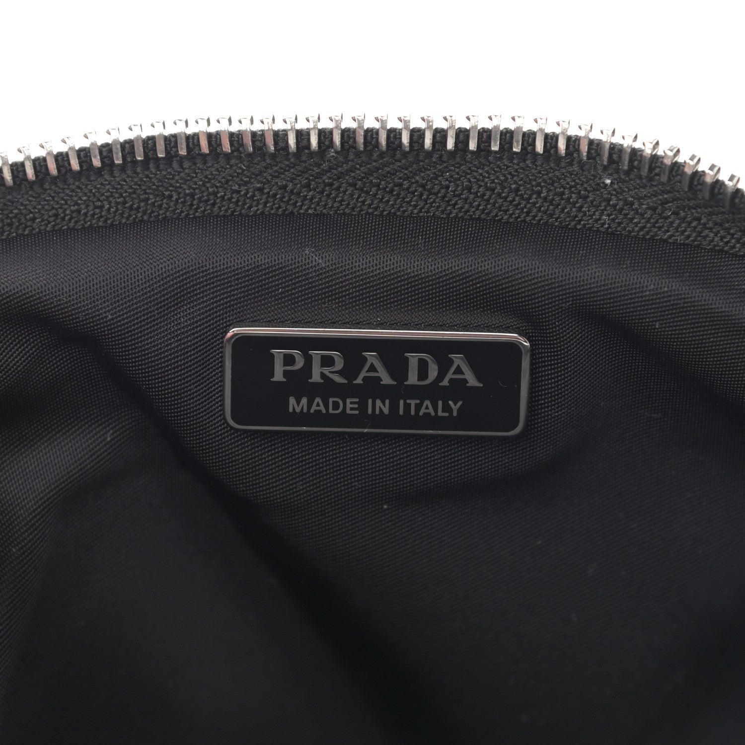 Prada Nylon Saffiano Belt Bag Black 5 of 10