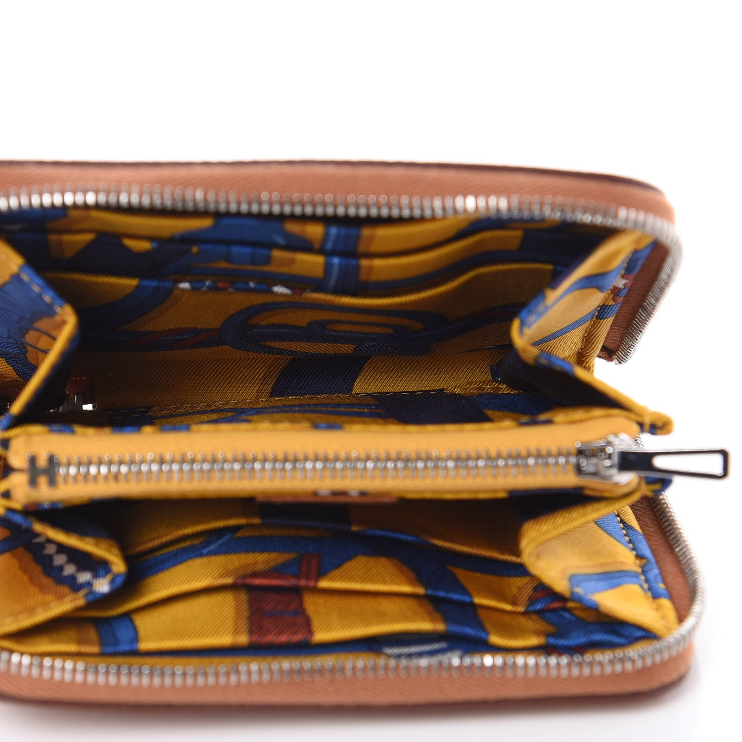 Hermes Epsom Silk'in Compact Wallet Gold 5 of 8