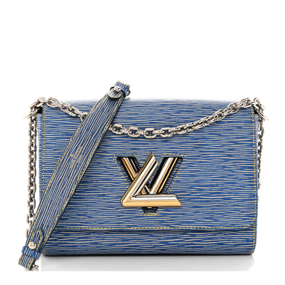 Louis Vuitton Epi Twist Shoulder Bag MM Denim Light 1 of 13