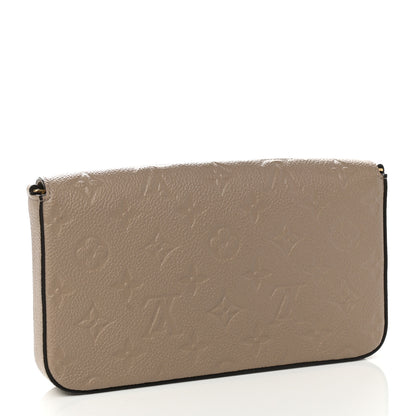 Louis Vuitton Empreinte Pochette Felicie Chain Wallet Tourterelle 3 of 6