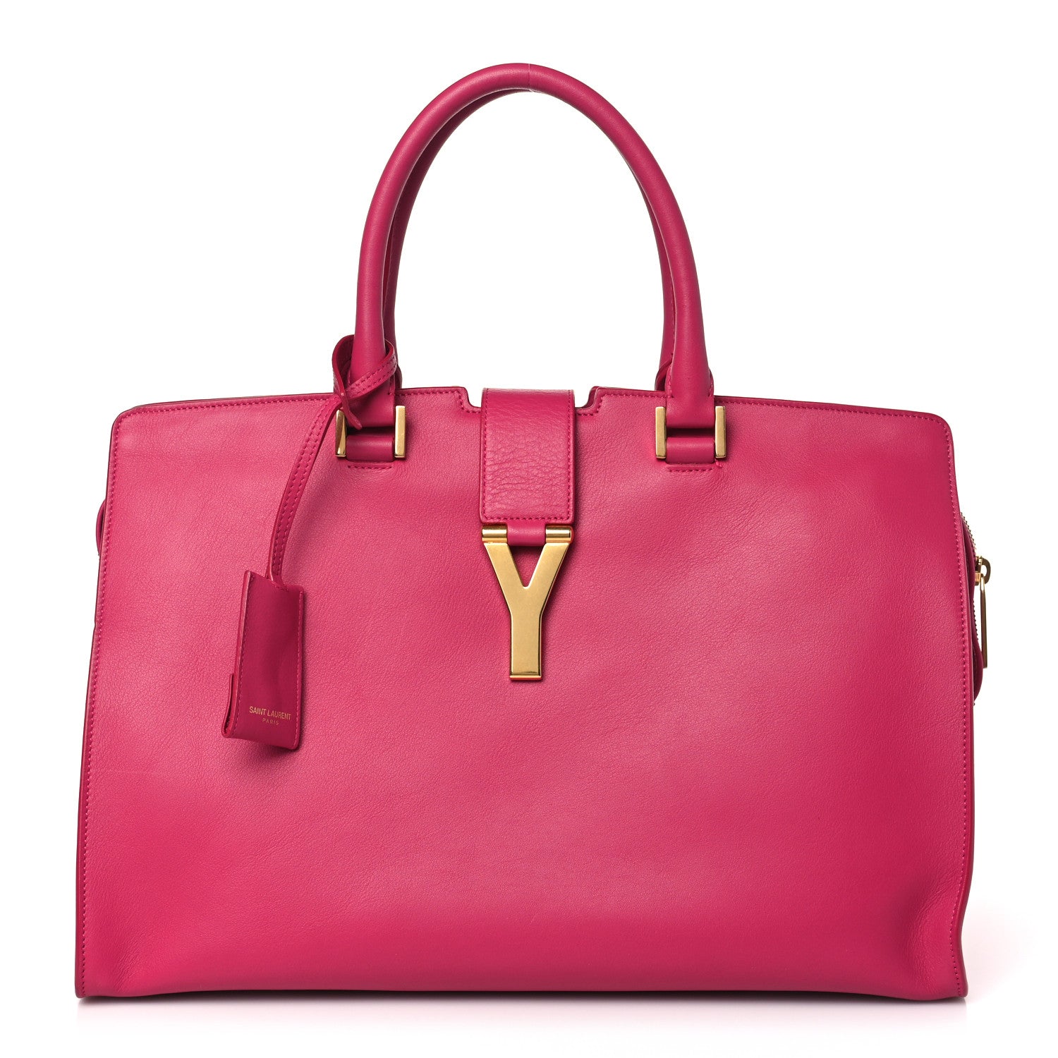 Saint Laurent Calfskin Medium Classic Y Cabas Fuchsia 1 of 8