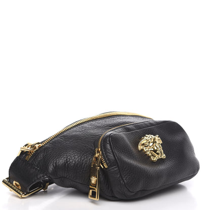 Versace Calfskin Palazzo Medusa Belt Bag Black 3 of 10