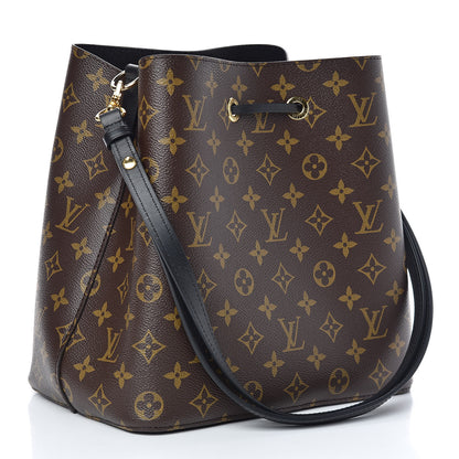 Louis Vuitton Monogram Neonoe MM Black 3 of 9
