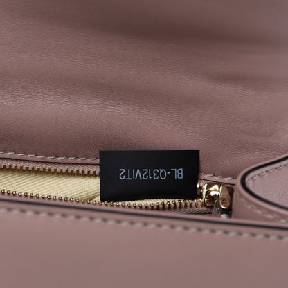Valentino Garavani Vitello Small Glam Lock Rockstud Flap Poudre 11 of 12