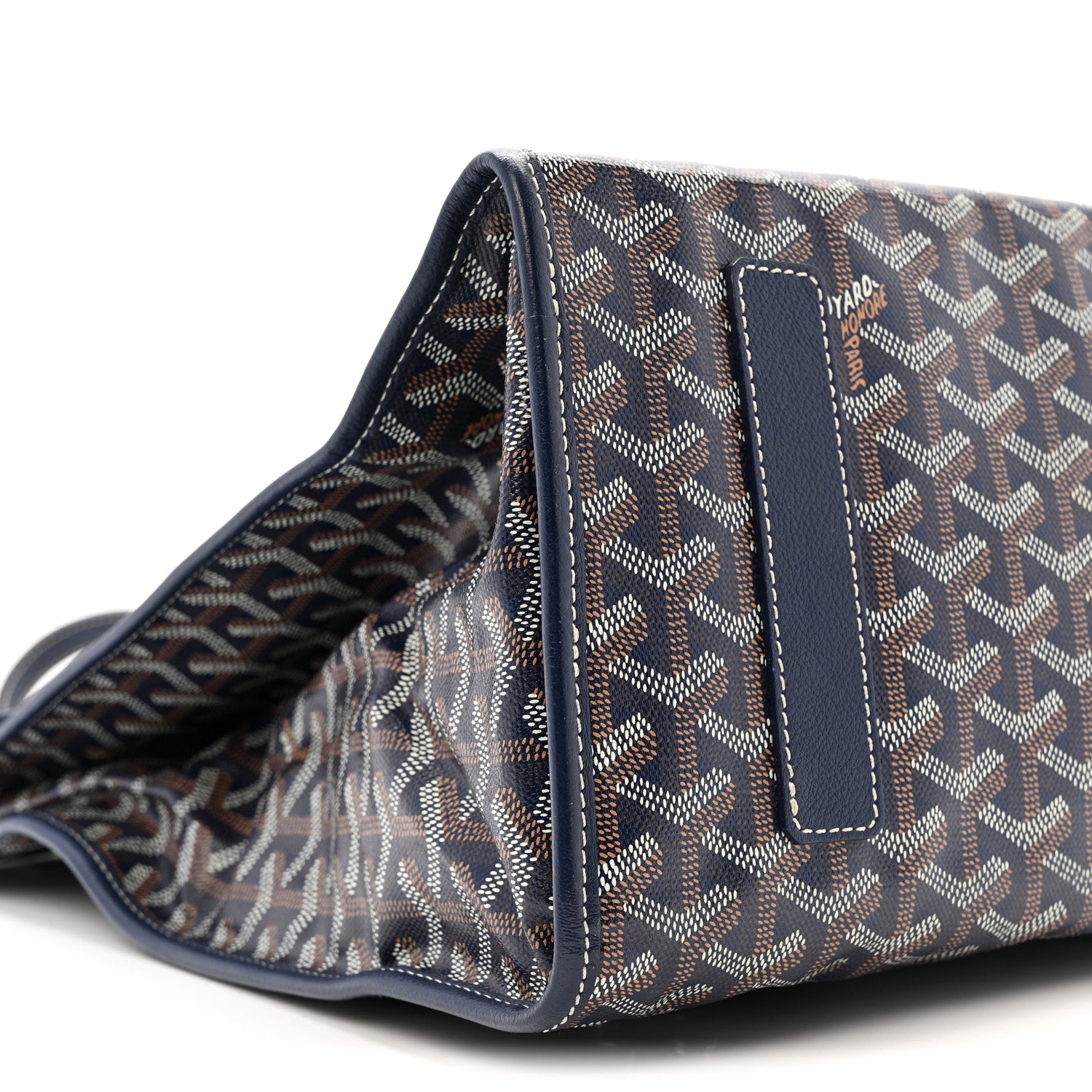 Goyard Goyardine Saint Leger Soft Briefcase Backpack Navy 8 of 12