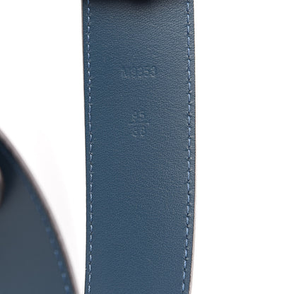 Louis Vuitton Epi 35mm Belt 95 38 Blue Celeste 6 of 6