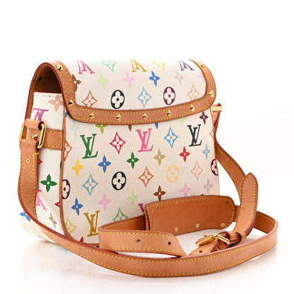 Louis Vuitton LOUIS VUITTON Monogram Multicolor Sologne White 3 of 14
