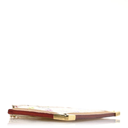 Louis Vuitton Monogram Multicolor Key Pouch White 4 of 7