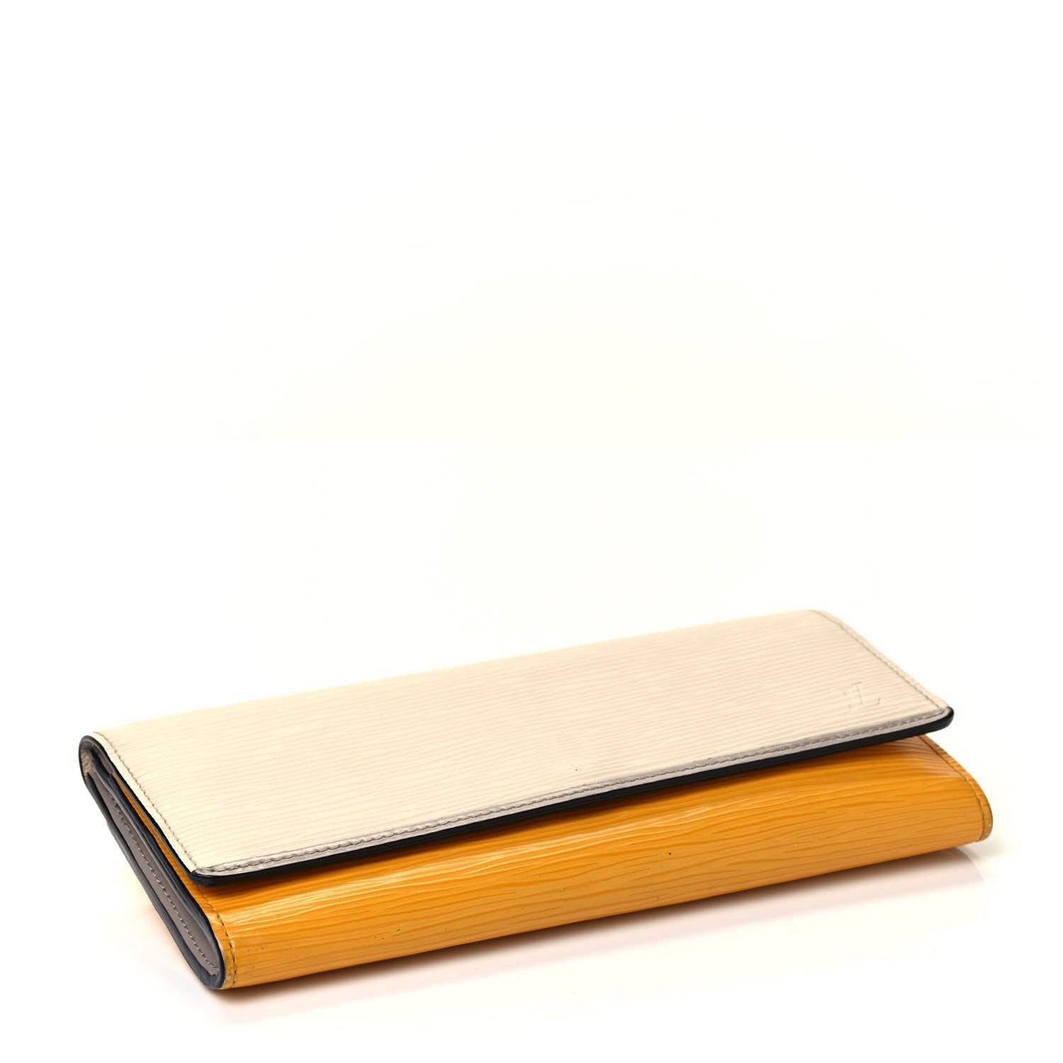 Louis Vuitton Electric Epi Flore Wallet Tri-Color Citron 3 of 5