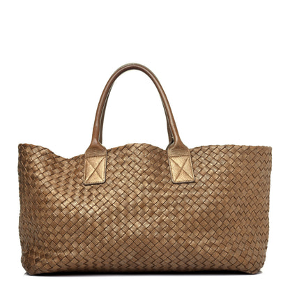 Bottega Veneta Chevre Intrecciato Medium Cabat Ottone 3 of 26