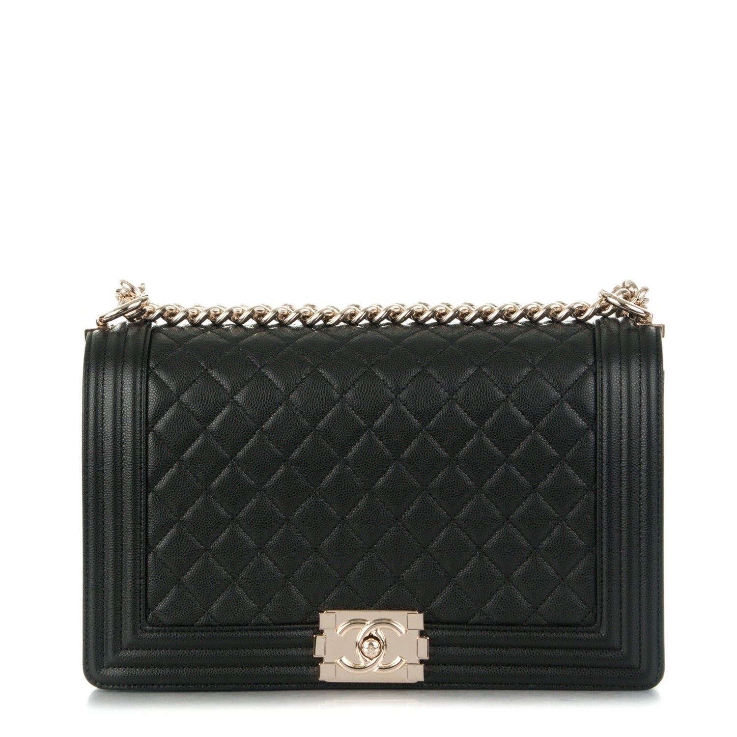 Chanel Caviar Quilted New Medium Boy Flap Black 1 of 7