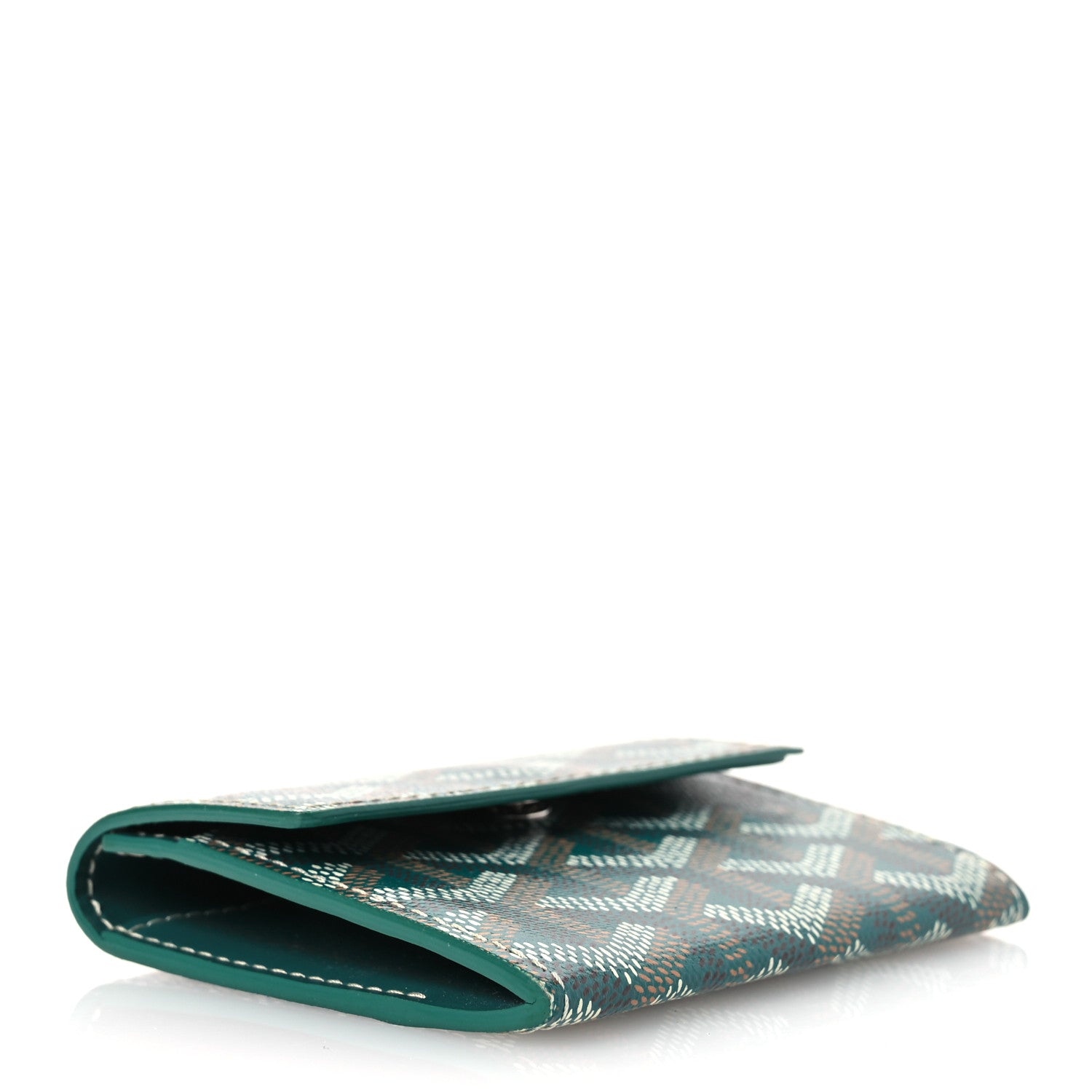 Goyard Goyardine Marigny Coin Purse Wallet Green 4 of 10