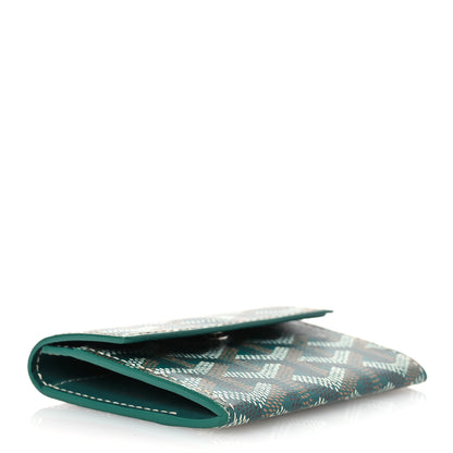 Goyard Goyardine Marigny Coin Purse Wallet Green 4 of 10
