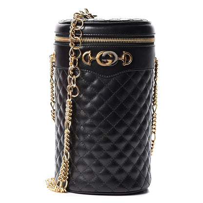 Gucci Calfskin Trapuntata Zumi Belt Bag Black 1 of 11
