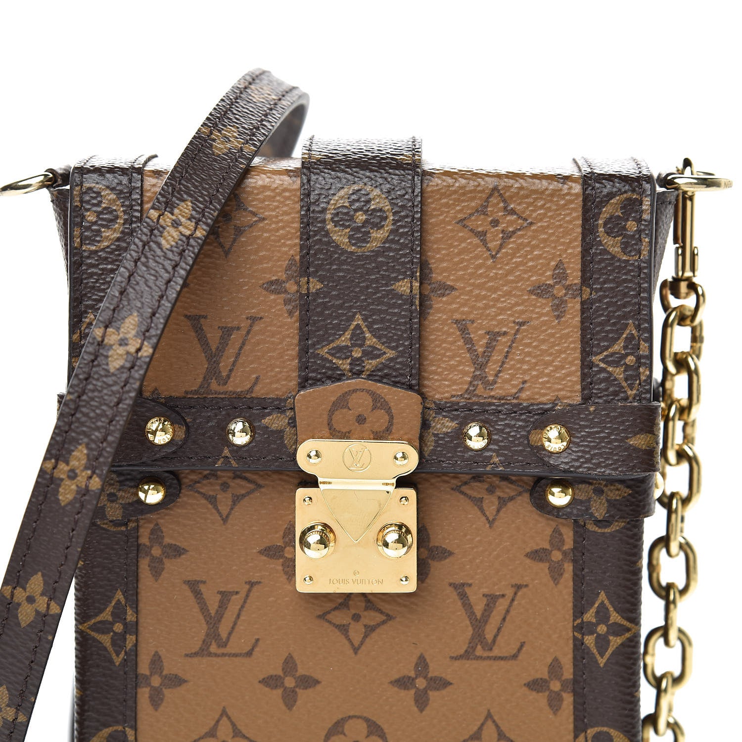 Louis Vuitton Reverse Monogram Pochette Trunk Verticale 7 of 10