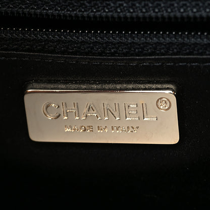 Chanel Calfskin Korean Garden Clutch With Chain Black 6 of 9