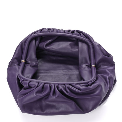 Bottega Veneta Smooth Butter Calf The Pouch Oversized Clutch Raisin 5 of 10