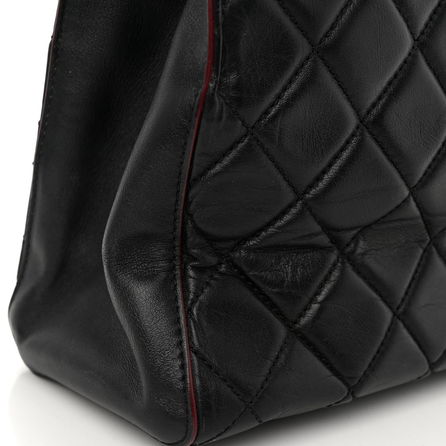 Chanel Calfskin Quilted Perfect Edge Tote Black 11 of 12