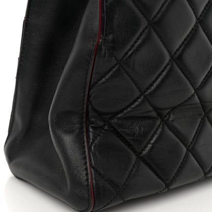 Chanel Calfskin Quilted Perfect Edge Tote Black 11 of 12