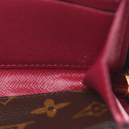 Louis Vuitton Monogram Clemence Wallet Fuchsia 8 of 9