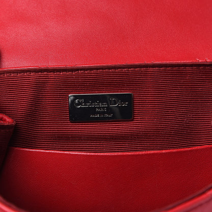 Christian Dior Lambskin Cannage Small Stardust Backpack Red 6 of 10
