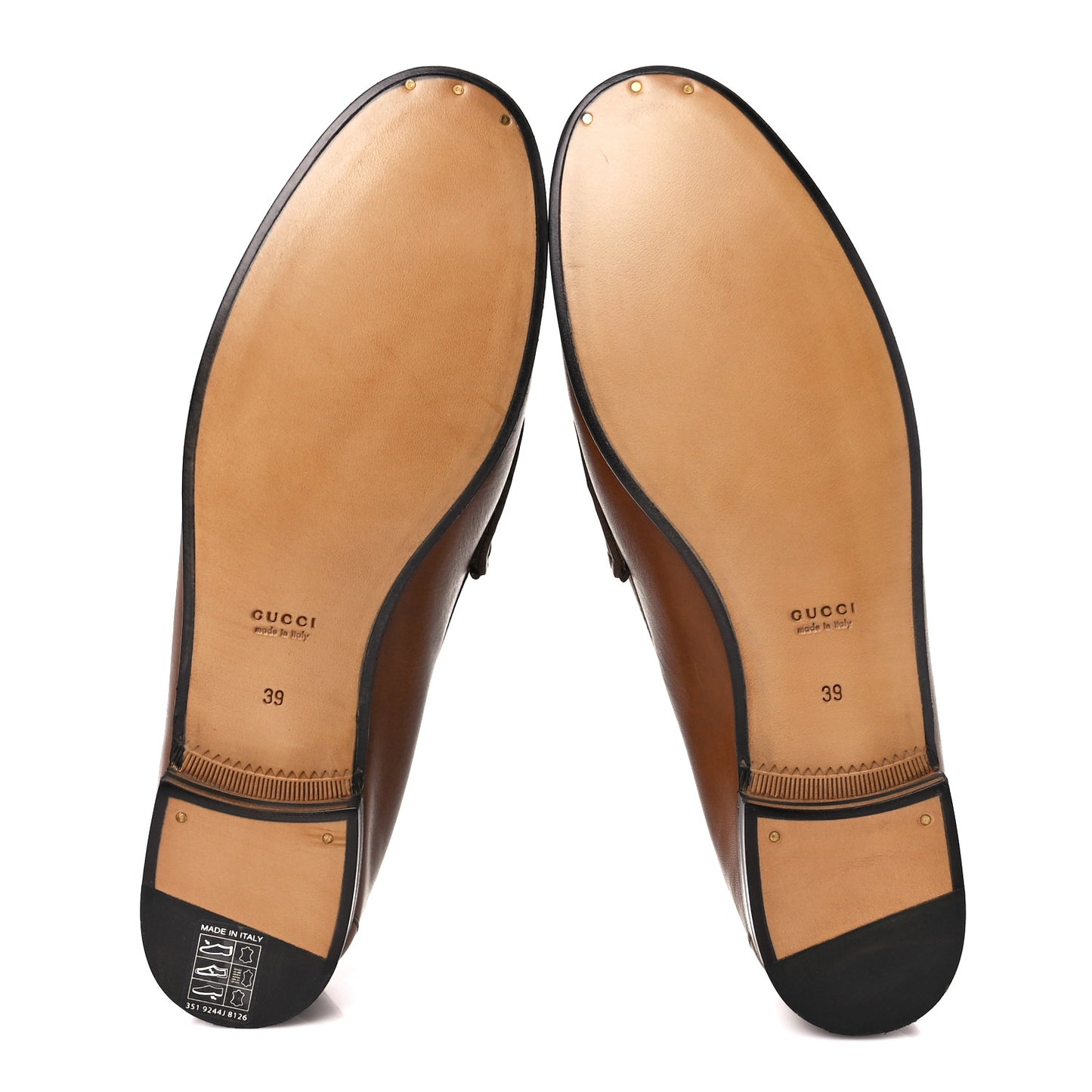 Betis Glamour Calfskin Womens 1953 Horsebit Loafers 39 Brown Sugar