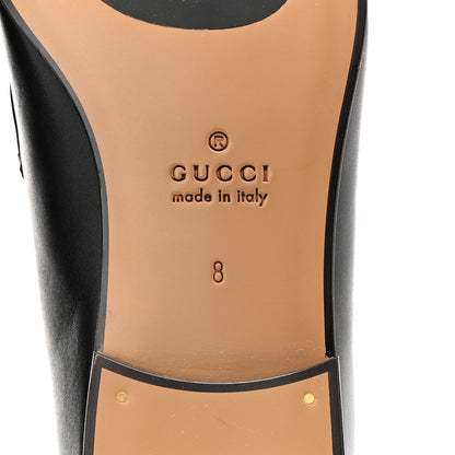 Gucci Calfskin Horsebit Mens Jordaan Loafers 8 Black 7 of 10