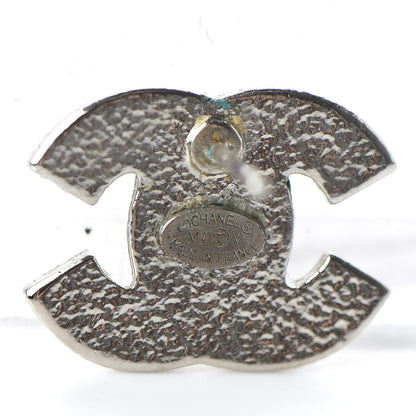 Chanel Crystal CC Earrings Silver 4 of 5