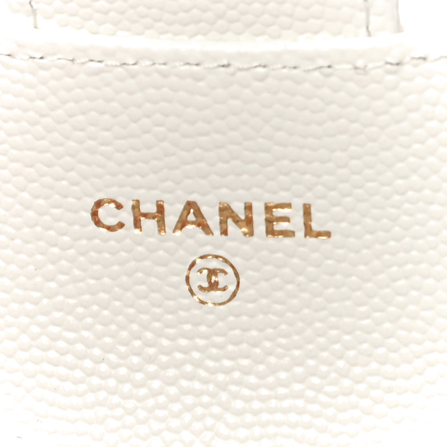 Chanel Caviar Quilted Flap Card Holder Wallet White 6 of 12