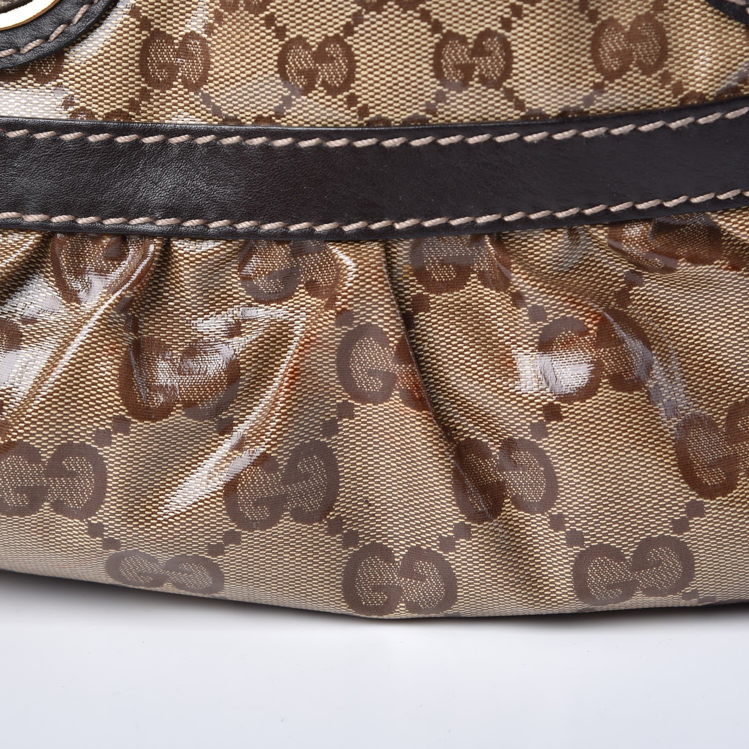 Gucci Crystal Monogram Medium Mix Tote Brown 8 of 16