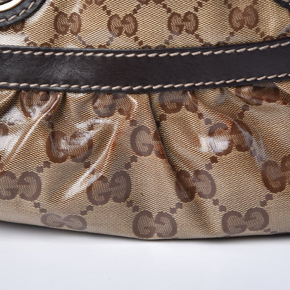 Gucci Crystal Monogram Medium Mix Tote Brown 8 of 16