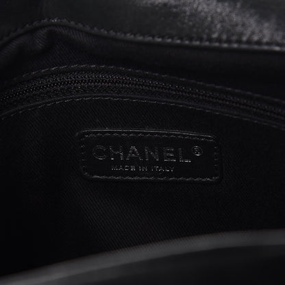 Chanel Iridescent Calfskin Jumbo In the Mix Double Flap Black 6 of 7