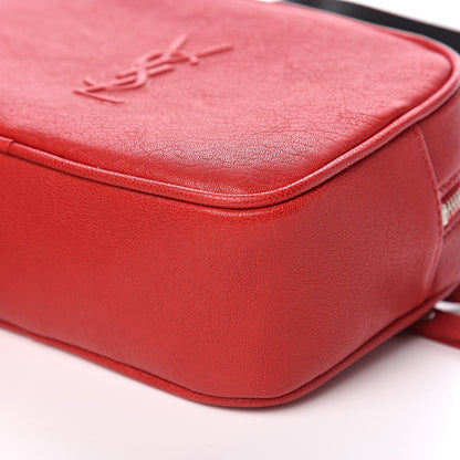 Saint Laurent Lambskin Monogram Lou Belt Bag 85 Red 9 of 9