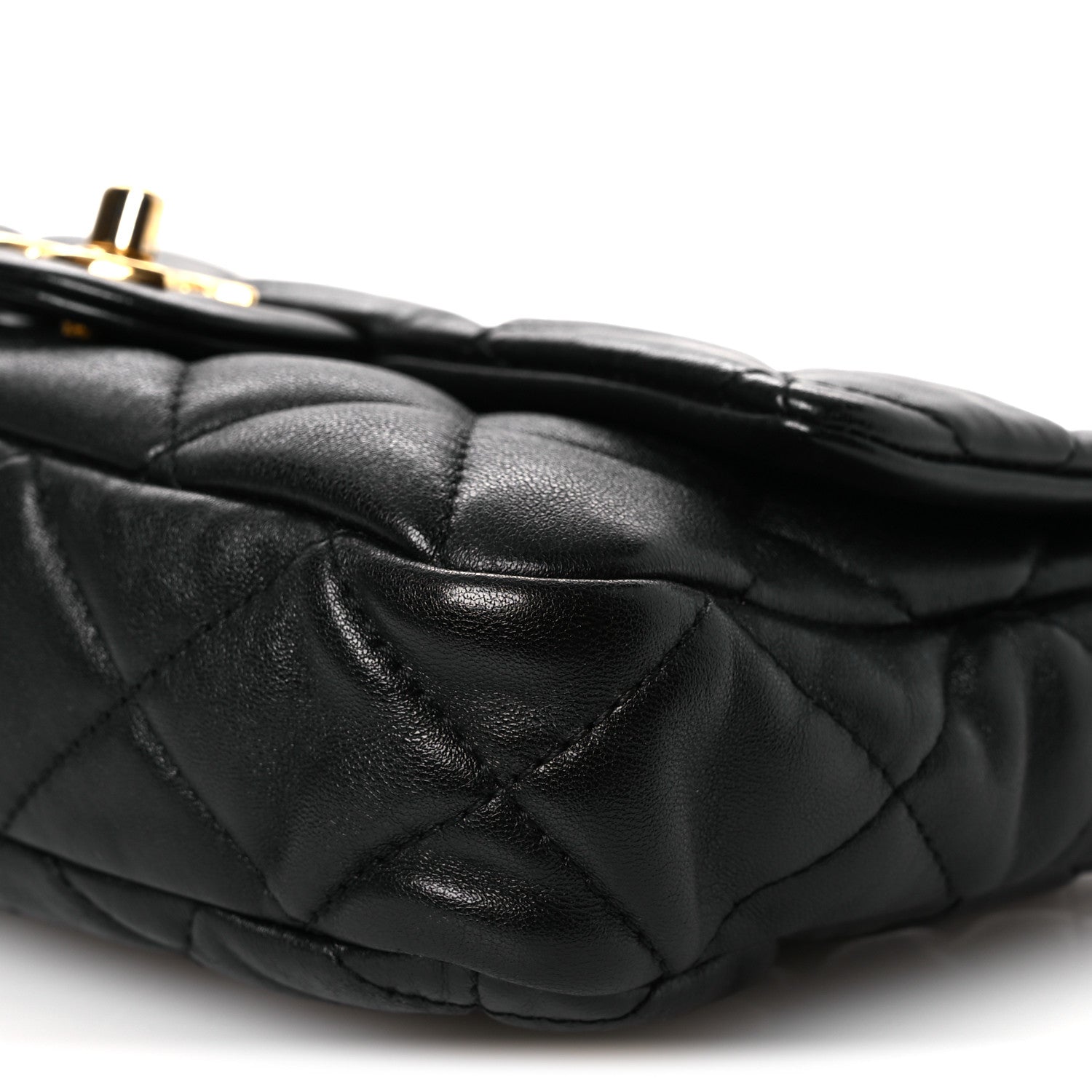 Chanel Lambskin Quilted Small Funky Town Flap Black 10 of 13