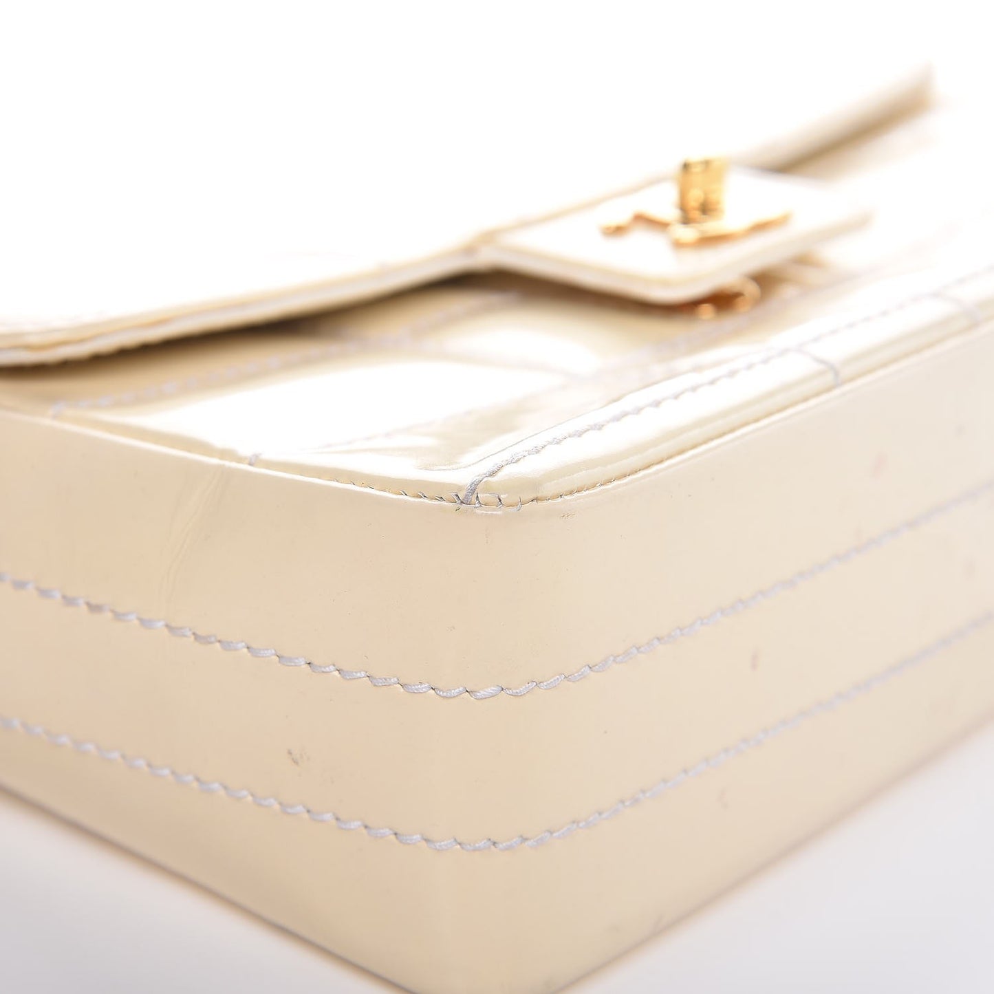 Patent Small Chocolate Bar Flap White