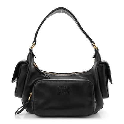 Miu Miu Nappa Multi Pocket Hobo Black 1 of 10