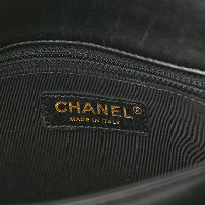 Chanel Lambskin Quilted Large CC Unchained Crossbody Black 6 of 12