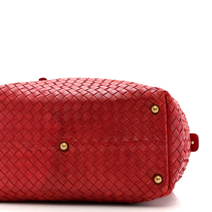 Bottega Veneta Nappa Intrecciato Montaigne Bag Red 16 of 22