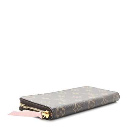 Louis Vuitton Monogram Clemence Wallet Rose Ballerine 4 of 6