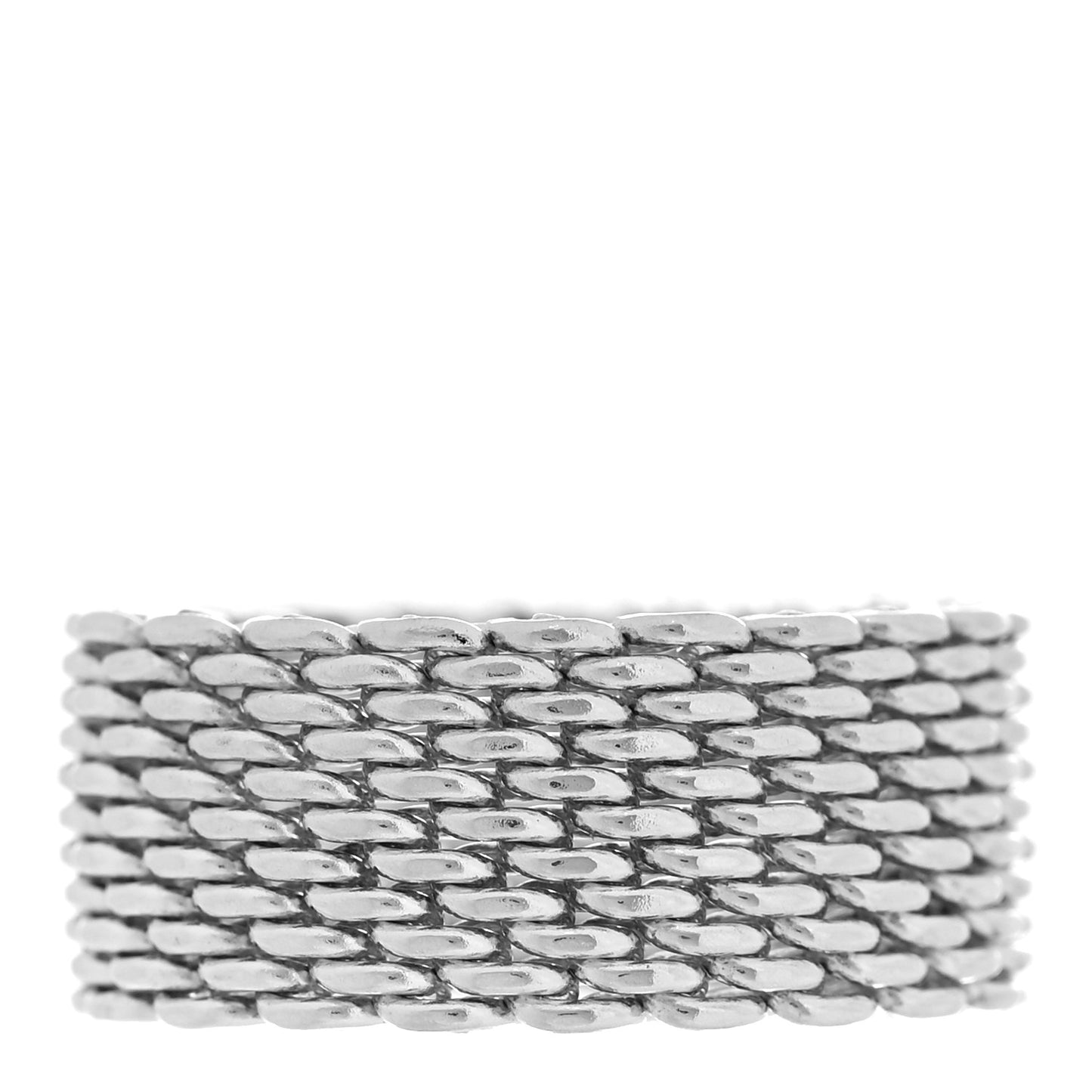 Sterling Silver Somerset Mesh Ring 55 7.25