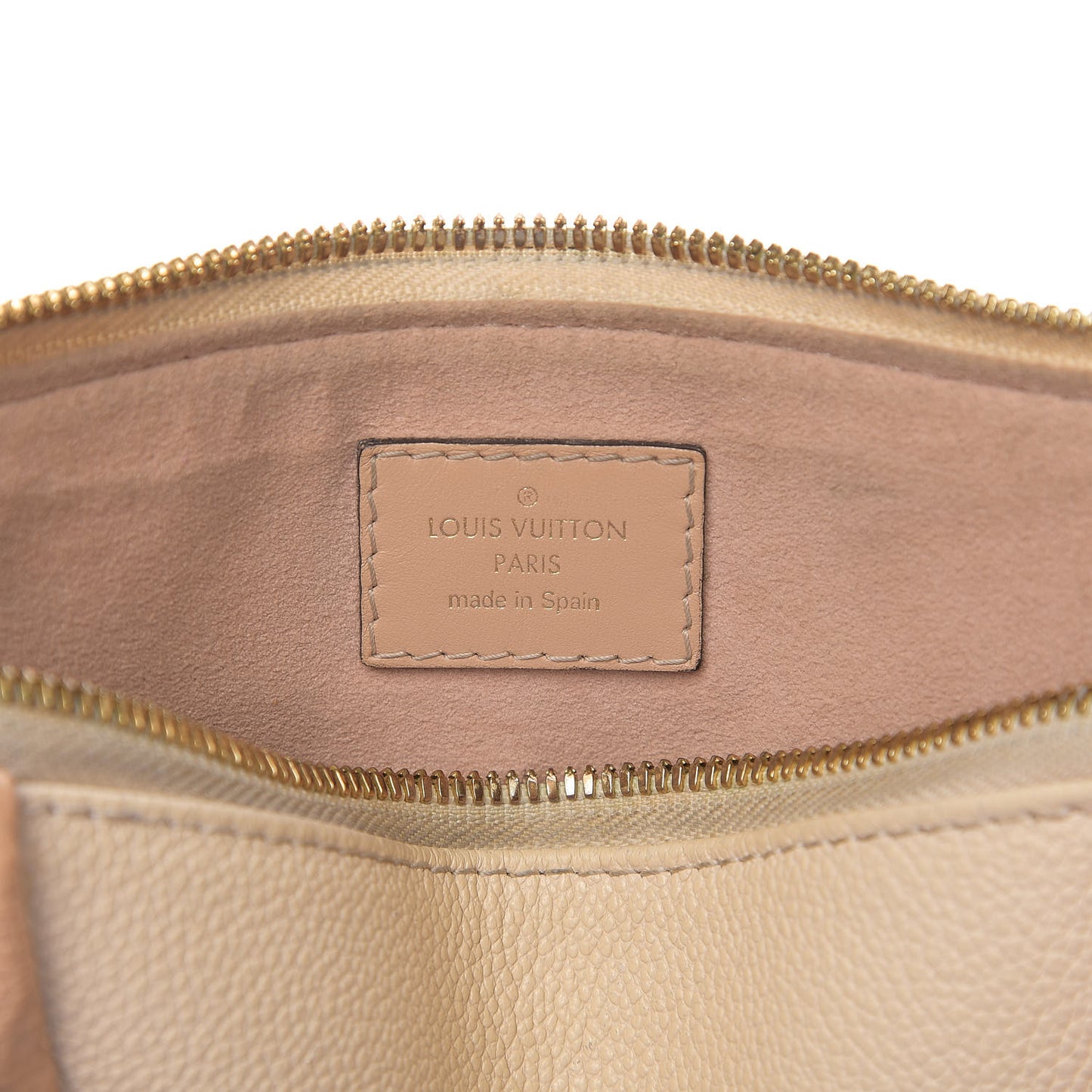 Empreinte V Tote BB Beige Rose Creme
