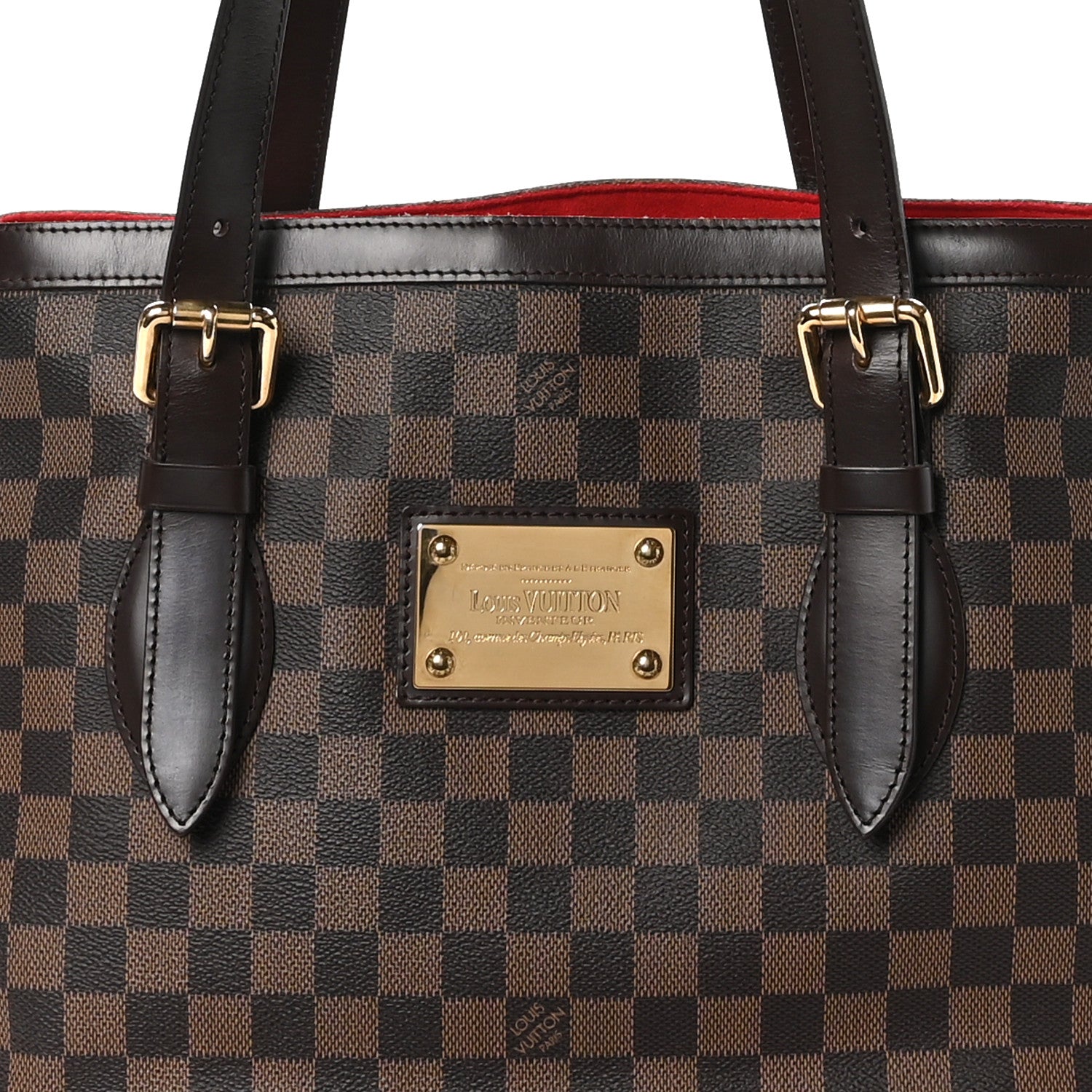Louis Vuitton Damier Ebene Hampstead GM 7 of 12