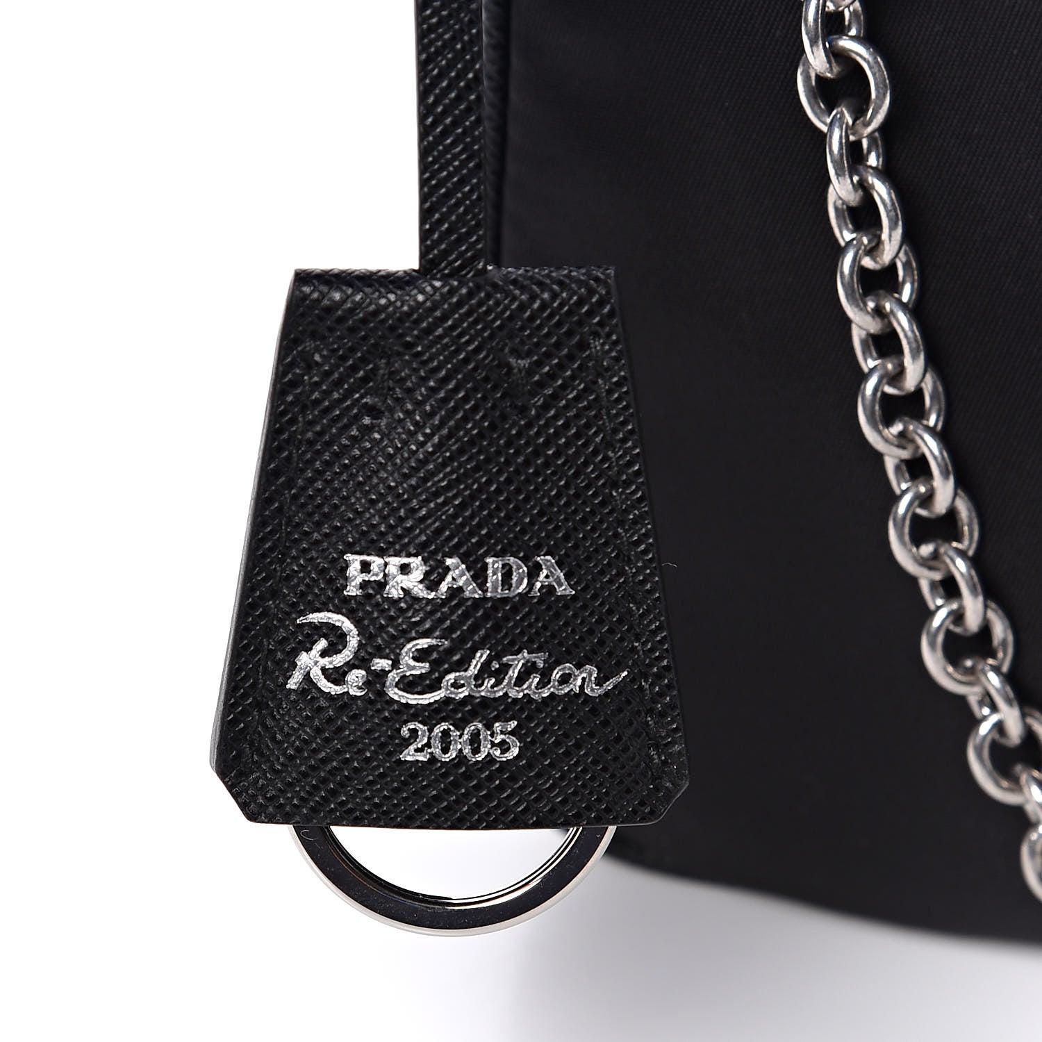 Prada Nylon Re-Edition 2005 Shoulder Bag Black 11 of 13
