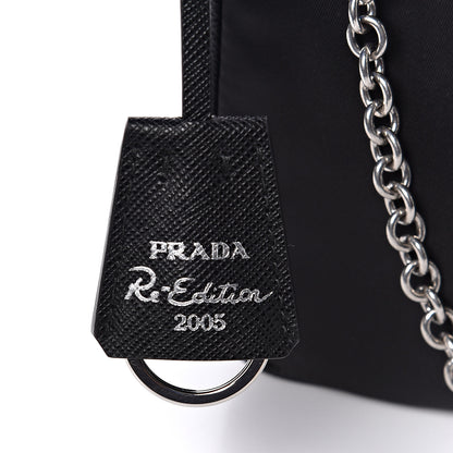 Prada Nylon Re-Edition 2005 Shoulder Bag Black 11 of 13