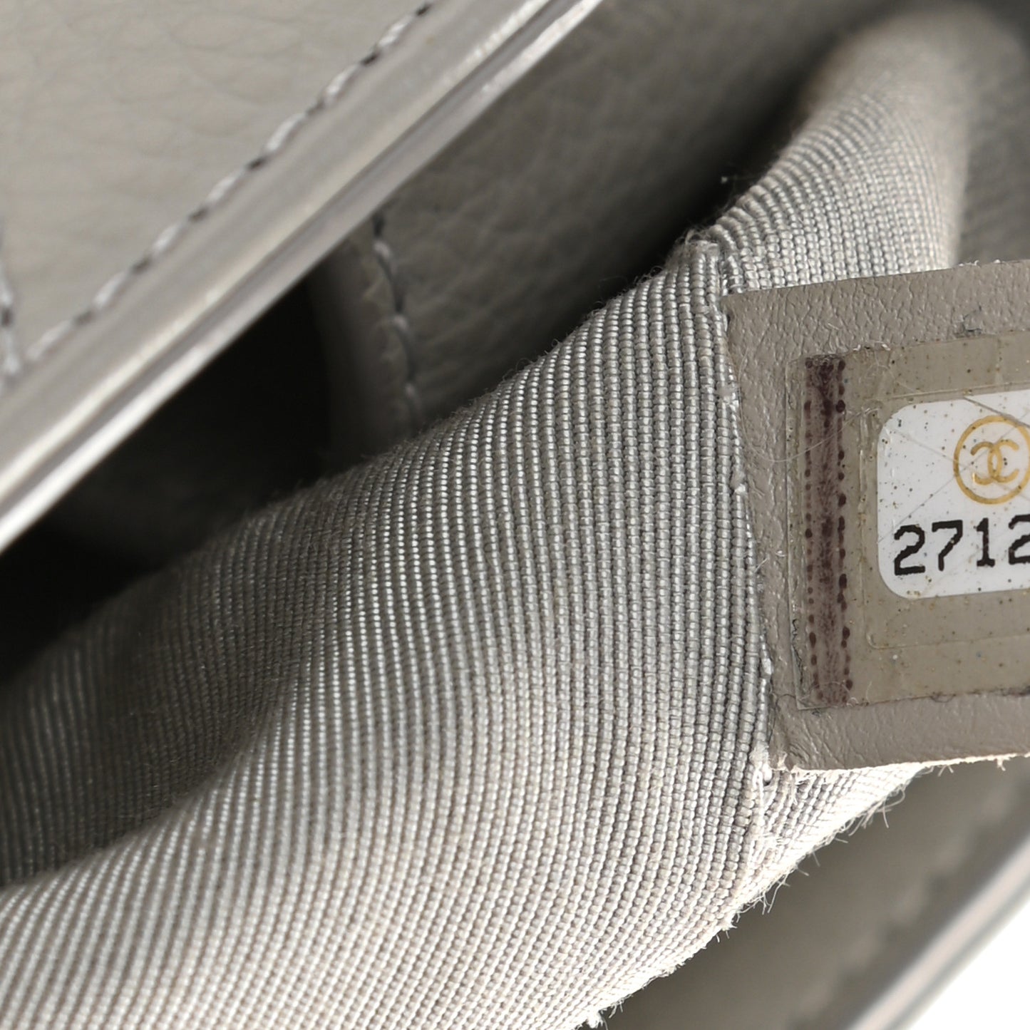 Bullskin Stitched Small Shopping Bag Grey