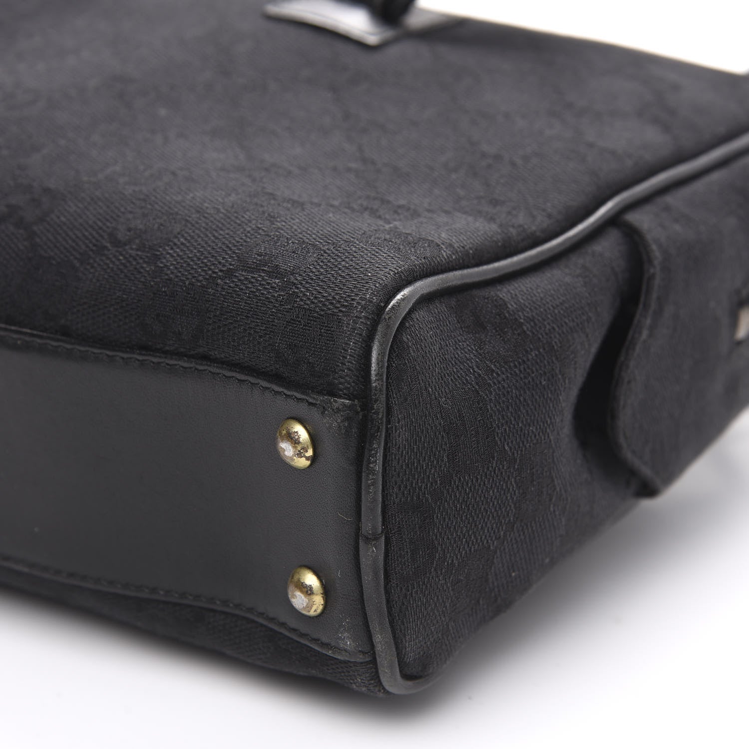 Gucci Monogram Tote Bag Black 10 of 15