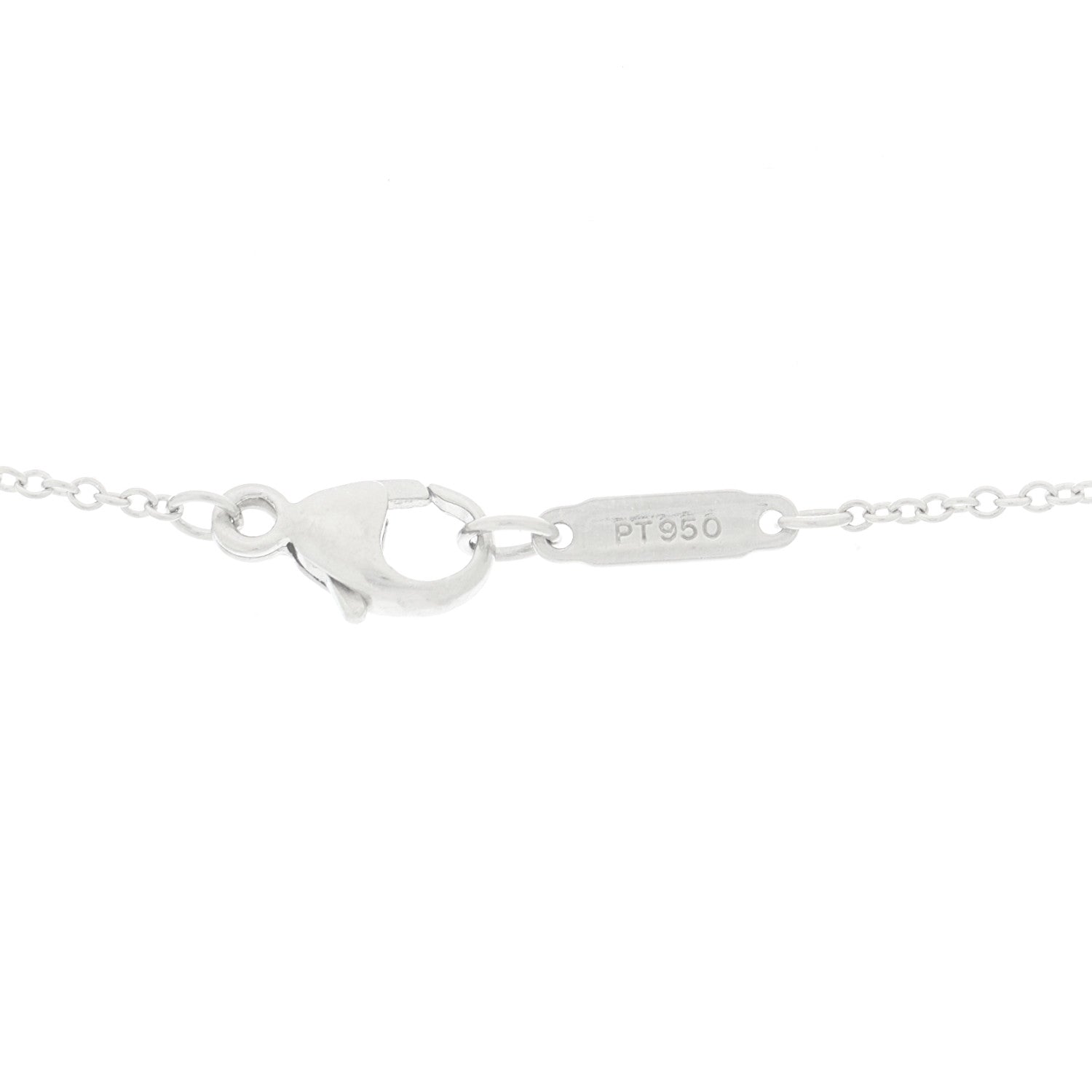 Tiffany Platinum Diamond Large Cross Pendant Necklace 5 of 5